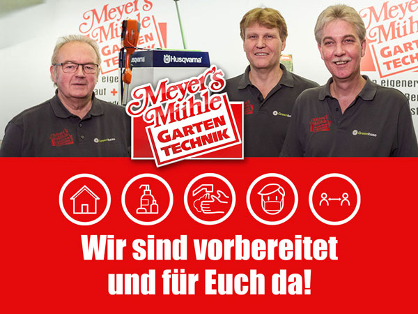 Meyers Mühle Gartentechnik Verkäufer Team