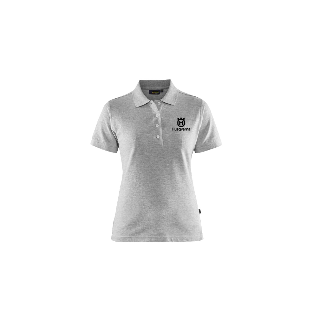 Poloshirt Damen graumeliert